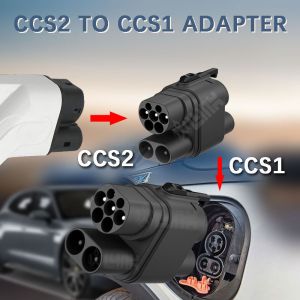 CCS2 to CCS1 Adapter EV Charger Adpater DC 1000V 250A CCS2 to CCS1 Plug Car