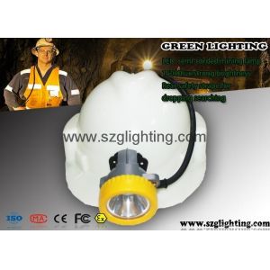 Quality Semi corded coal mining lamp 8000Lux , USB charging way and 5.6Ah 18650 battery for sale