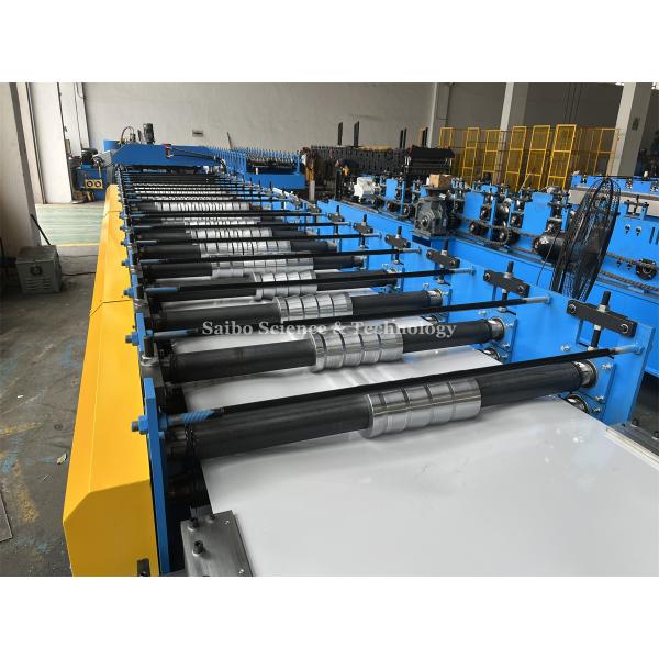 Coil Width 914mm Roofing Wall Panel Roll Forming Machine With Chain Drive