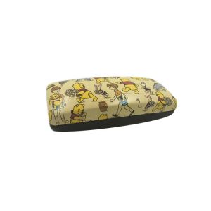 Blue Kid's Cute Eyeglasses Case With Custom Logo , Pu Eyewear Case