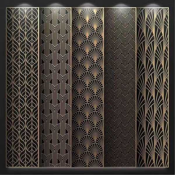 Light Custom Room Divider Screens Modern Luxury Stainless Steel Room Partition