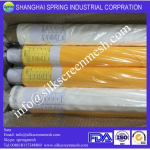 72T-48(180mesh) Yellow silk screen mesh fabric/screen printing mesh