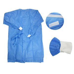 Durable Disposable Surgical Gown / Sterile Surgical Gowns Ultrasonic Seam