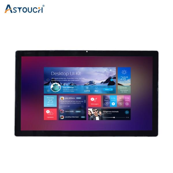 21.5 Inch LCD Indoor Advertising Player Pcap Touch Wall Mount