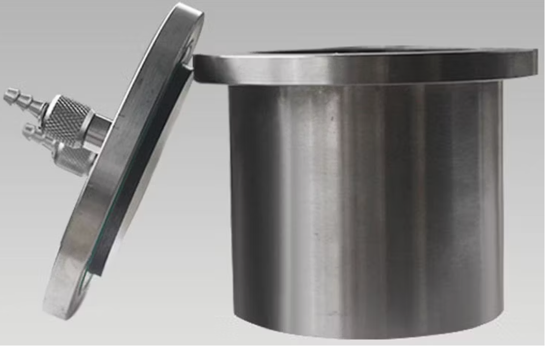 Stainless Steel Vacuum Ball Mill Jar For Inert Gas Grinding High Performance Lab