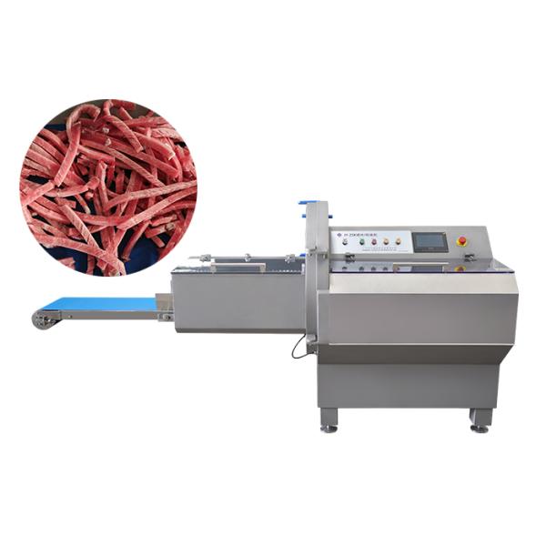 Industrial Frozen Meat Slicer Machine For Cutting Frozen Beef Pork Into Slice With Portion Function