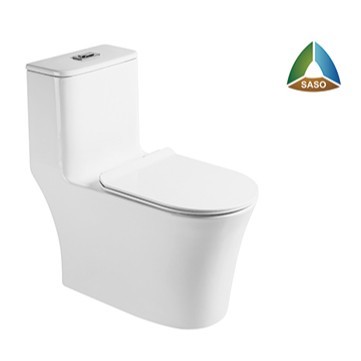 Buy SASO Plumbing Fixtures One Piece Siphonic Dual Flush Water Closet Toilet with Fitting Watersense Sanitary Ware at wholesale prices