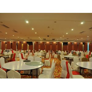 Meeting Room MDF Folding Partiion Walls , Hotel Operable Partition Walls