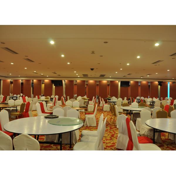 Wooden Surface Folding Partiion Walls , Operable Partition Walls