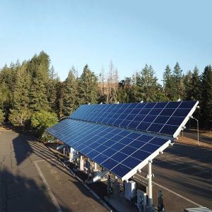 20 30KW Galvanized Steel PV Carport Mounting Brackets