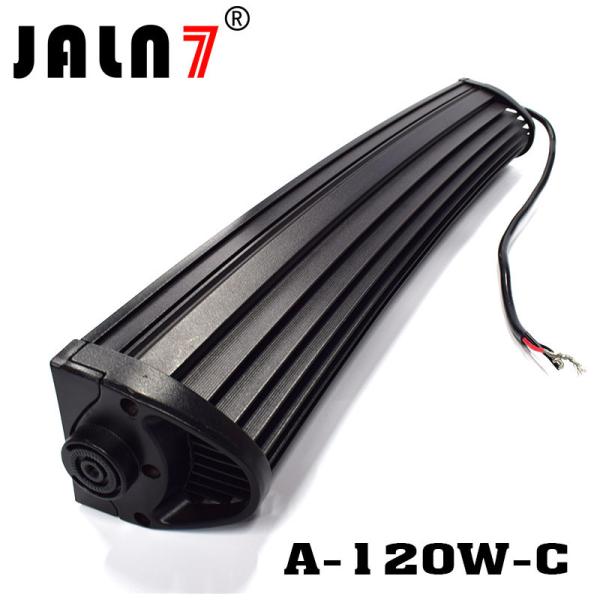 LED Light Bar JALN7 21Inch 120W Curved Spot Flood Combo LED Driving Lamp Super Bright Off Road Light LED Work Light Boat