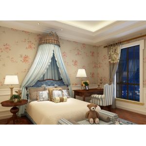 Embossed Pretty Black Purple and Silver Wallpaper with Floral Pattern For