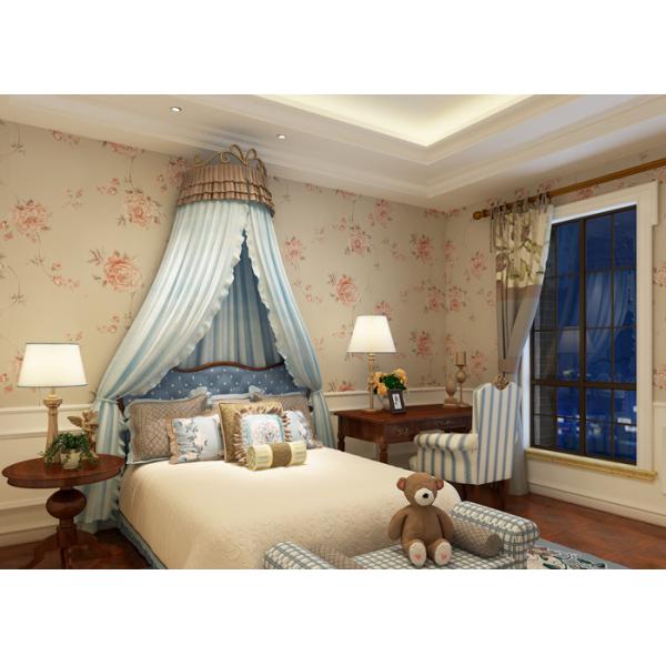 Embossed Pretty Black Purple and Silver Wallpaper with Floral Pattern For