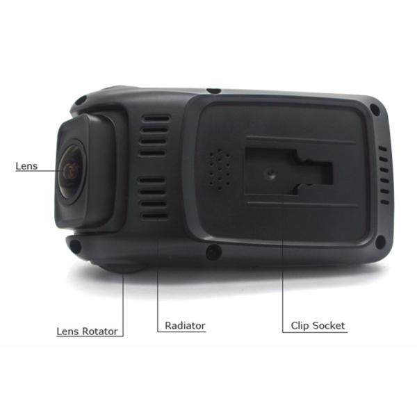 HD 1080P dash camera dual lens Super Capacitor FHD 1080P Novatek 96655 AR0330 6G Lens Video Recorder