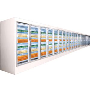 Pre - Make Multideck Open Chiller Supermarket Projects For Convenience Stores