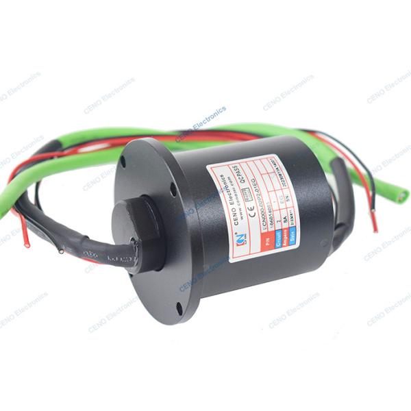 Buy Solid Gigabit IP40 Ethernet Slip Ring With Flange Electrical Power Swivel at wholesale prices