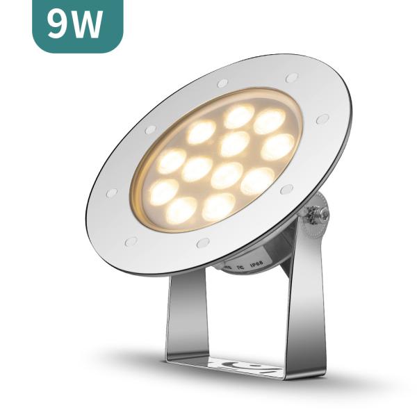 Buy 9W 850LM 6500K Underwater LED Spotlights Warm White SS316L DC24V at wholesale prices