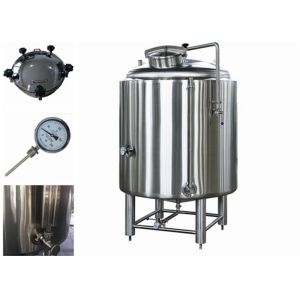 Custom Volume Steam Heating Beer Brewing Tanks , Beer Brewing Equipment