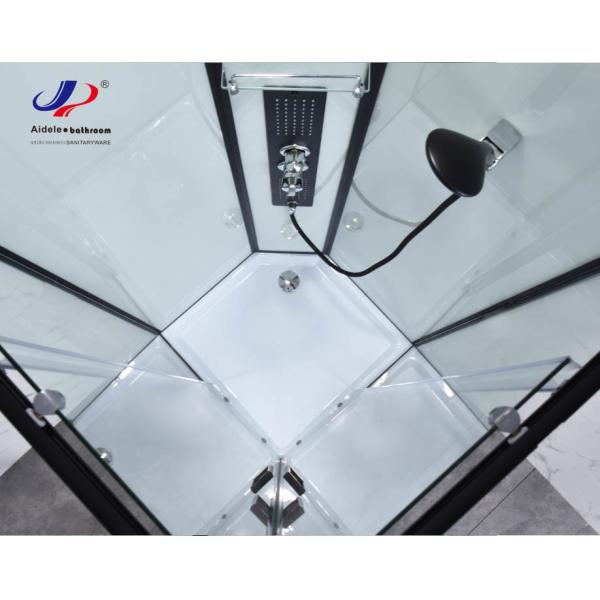 Innovative Design Shower Room With 4/5mm Tempered Glass And Matt Black Frame