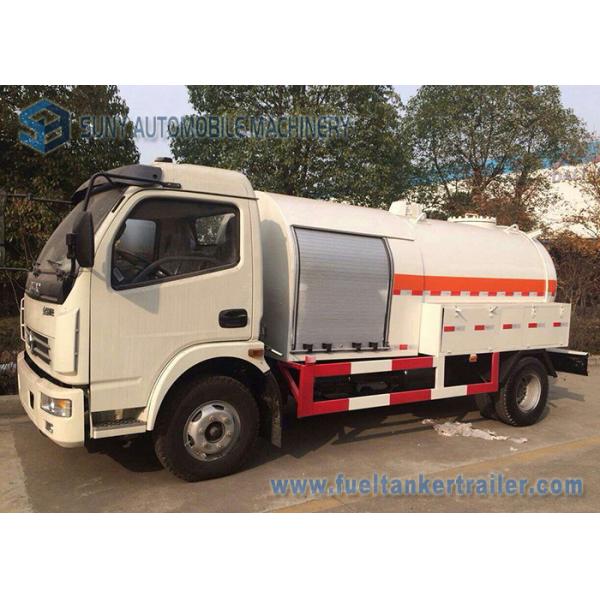 Mini Liquid Tank Trailers With LPG Dispenser / Cooking Gas Dispense 5 Speed