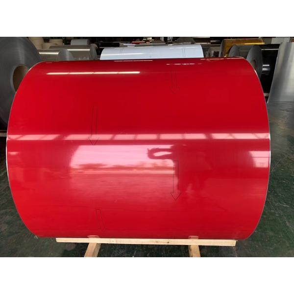 T351 Temper Pvdf Color Coated Aluminum Coil 3004 Golden Color