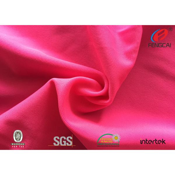 High Elastic 80 Nylon 20 Spandex Material , 4 Way Stretch Lycra Swimwear Fabric