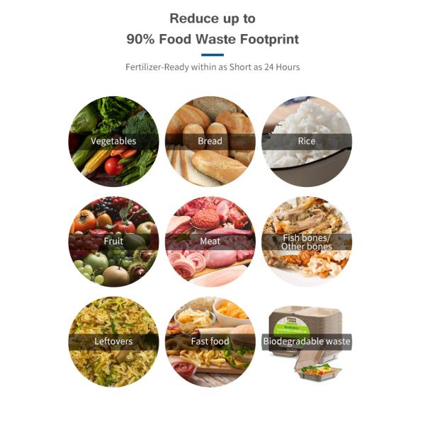 Organic Fertilizer Machine Electric Kitchen Compostergarbage Disposal Machine Food Compost Machine