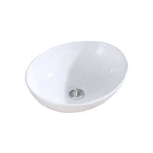 White Vessel Sink Table Top Bathroom Ceramic Sanitary Wares Art Wash Basin