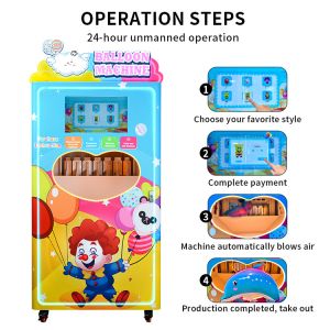Fully Automatically Balloon Machine 24 Hour Unattended Vending Machine New