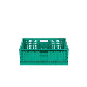 Durable Foldable Stackable Plastic Crates for Convenient Transportation and