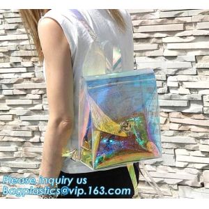 pocket transparent pvc clear backpack wholesale with padded straps, Waterproof