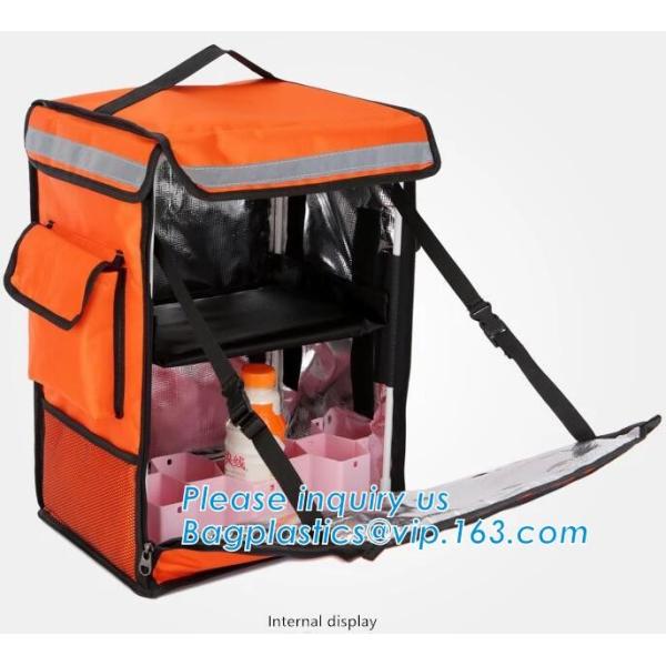 Buy high quality whole foods backpack food delivery cooler bag with custom logo, rpet bag, thermal bag, food delivery packag at wholesale prices