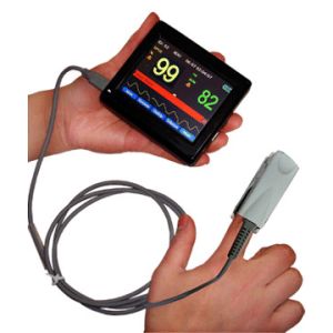 Quality Handheld Tabletop Pulse Oximeter With Spo2 Probe , Pulse Oximeter Machine Normal Readings for sale