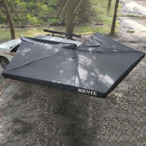 Quality Automatic Opening Free Standing 270 Degree Vehicle Awning Sun Canopy for sale