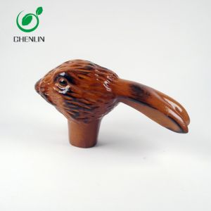 OEM ODM Mens Umbrella Wooden Handle With Black Walnut Material