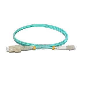 10G OM3 50 / 125 LC SC Fiber Optic Patch Cables PVC / LSZH 2.0mm