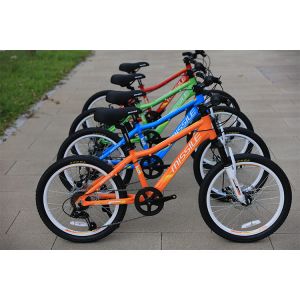 Steel Frame Children Bike For 6 Years Old Children Aluminum Alloy Fork And Rim Material