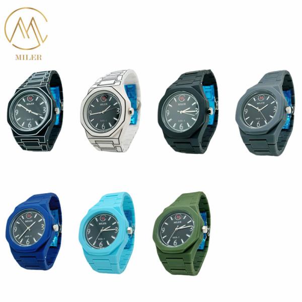 Modern Style Stainless Steel Strap Quartz Wrist Watch