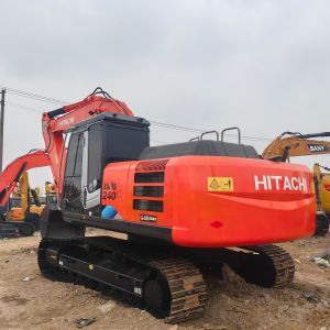 Hitachi ZX240 Used Excavtaors Middle Hydraulic Backhoe Secondhand Digger with 1