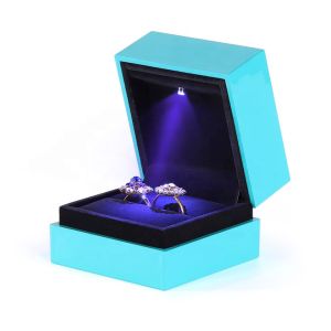 7.4*7.4*6cm Luxury Premium Jewelry Boxes , Recycled Paper Mache Gift Boxes