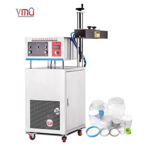 Quality YIMU YLM2000 Automatic Plastic Bottle Cap Continuous Aluminum Foil Lid Electromagnetic Induction Heat Sealing Machine for sale