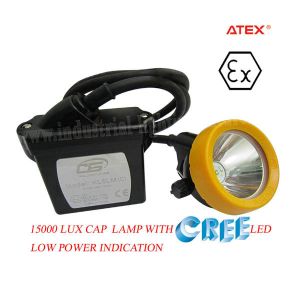 Quality KL5LM Waterproof Mine Safety LED Mining Lamp 3.7V 15000 Lux , Rechargeable Mining Lamp for sale