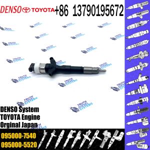 23670-39316 095000-7540 With injector nozzles diesel injectors And Diesel common