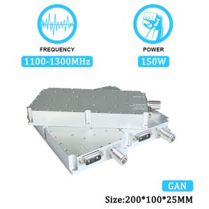 150W 1100-1300MHz PA Power Amplifier Signal Blocking Device Anti Drone Fpv Uav Drones Module With  GAN And Isolation Protector