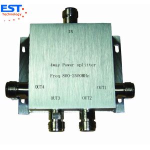 4 Way Power Divider / Splitter 140x140x60 Mm Communications Accessories