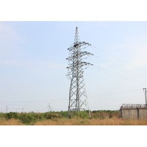 China Structural GR50 500KV S355JR Lattice Transmission Tower on sale