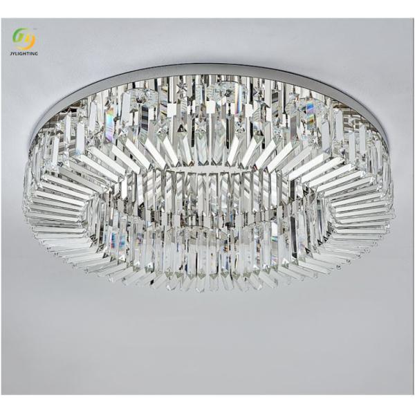JYLIGHTING Light Luxury LED Crystal New Round Living Room Simple Modern Bedroom Home Restaurant Ceiling Lamp