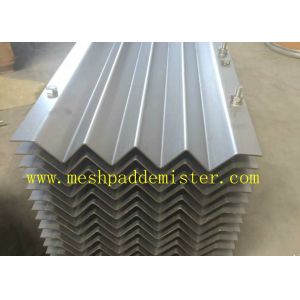 Quality 300mm 8 Passage Vane Plate Mesh Pad Mist Eliminator for sale