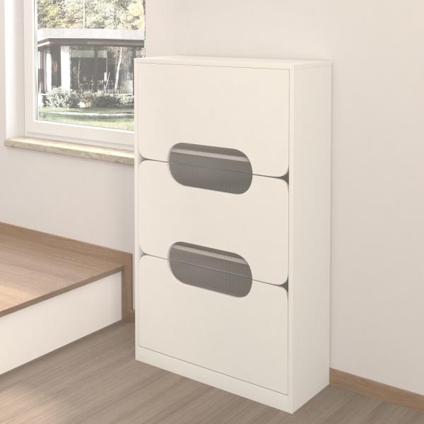 Buy 6-Shelf Mirrored Shoe Cabinet 35 Kg Assembly Required at wholesale prices