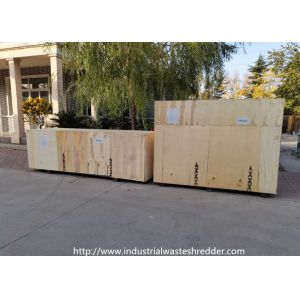 66KW PP / Glass Fiber Strips Industrial Waste Grinder